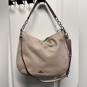 Coach hobo bag real leather